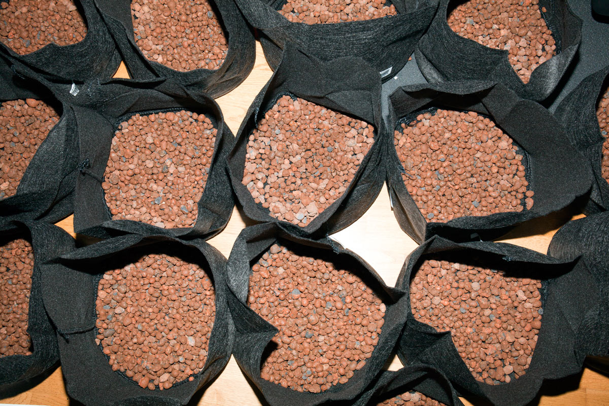 Preparación del drenaje con arlita